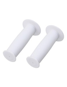 Mushroom Grips 7/8 long 115mm White.